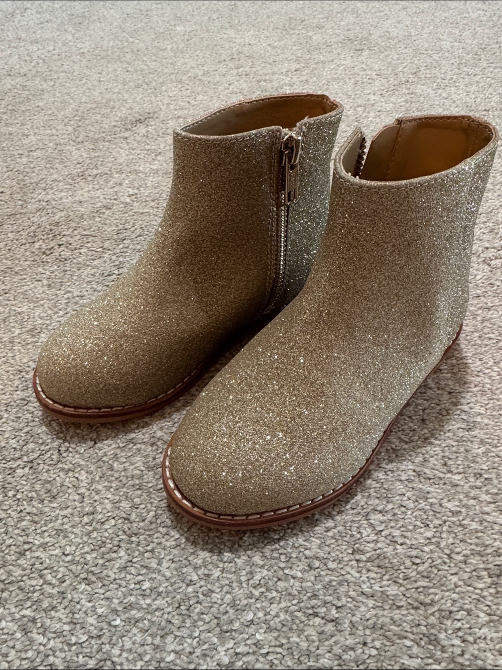 Janie and Jack Glitter Ankle Boots